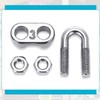 Blulu 100 Pcs 1/8 Inches M3 Stainless Steel Cable Wire