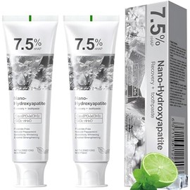 7.5% Hydroxyapatite Toothpaste, 7.5% Hydroxyapatite Toothpaste for Advanced Enamel Protection, Appropriate for Sensitive Teeth, Gentle and Effective F