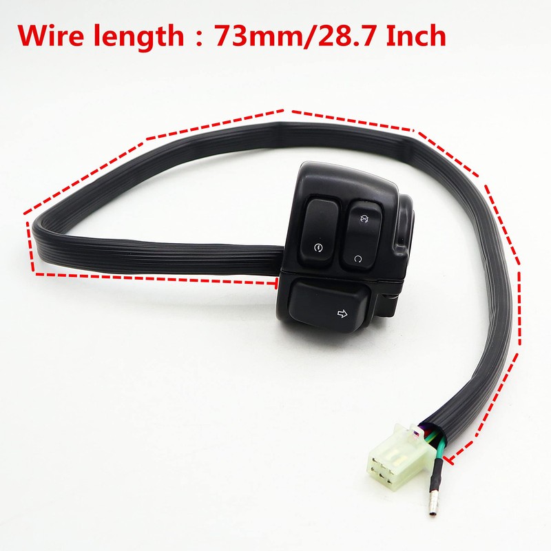 Interruptores de control para el manubrio del mazo de cables