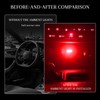 4 PCS USB LED Car Interior Atmosphere Lamp, Portable Mini