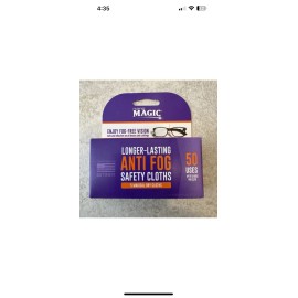 Nano Magic - 5 Pack Anti Fog Safety Dry Cloths