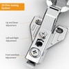 Chibery 50 Pack Half Overlay 3D Soft Close Concealed Hinge