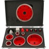 Diamond Hole Saw Kit,14 PCS Porcelain Tile Drill Bits Set