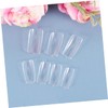 FOMIYES 350pcs Full Nail Cover X Fake Nails False Nails