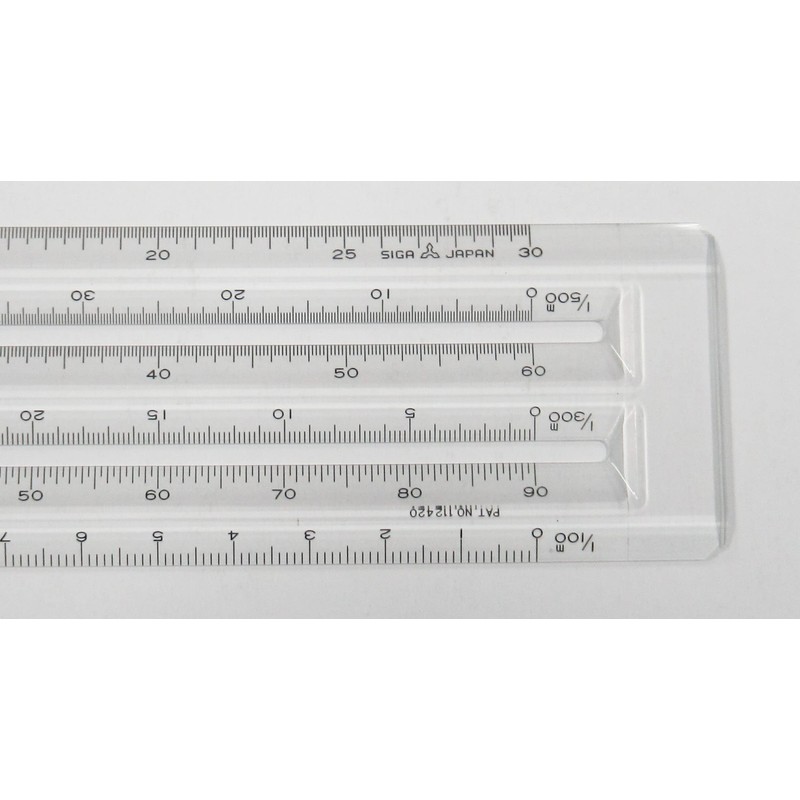 ウチダ製図器(Uchidaseizuki) ウチダ ヘキサスケール 15cm 1-882-0115