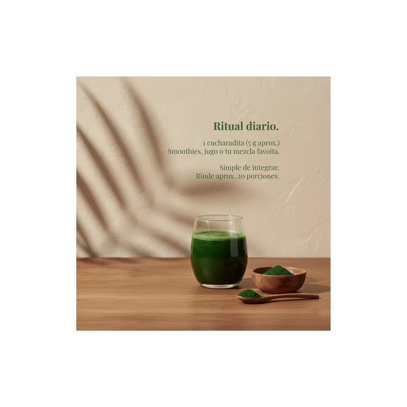 Espirulina En Polvo - 100g | Natura Roots®
