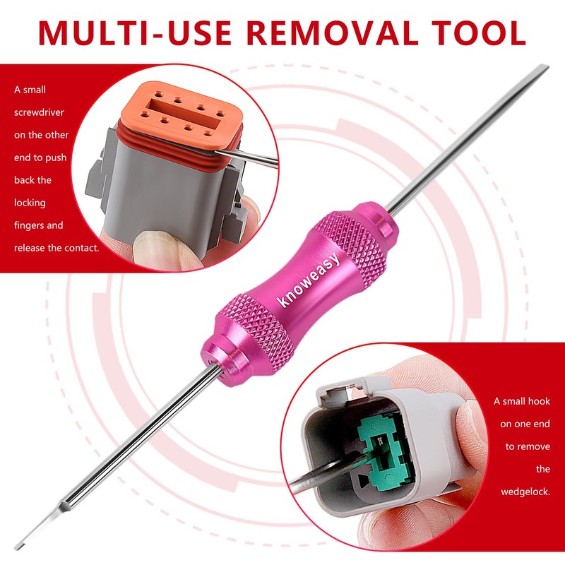 Knoweasy Crimp Tool Kit for Deutsch DT Connectors: Close Barrel