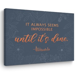 Motivational Canvas Wall Art Framed Art Positive Affirmations Paintings Inspirational Wall Decor Prints Picture Success Sign Office living Room Classroom Bedroom Farmhouse Decor 1