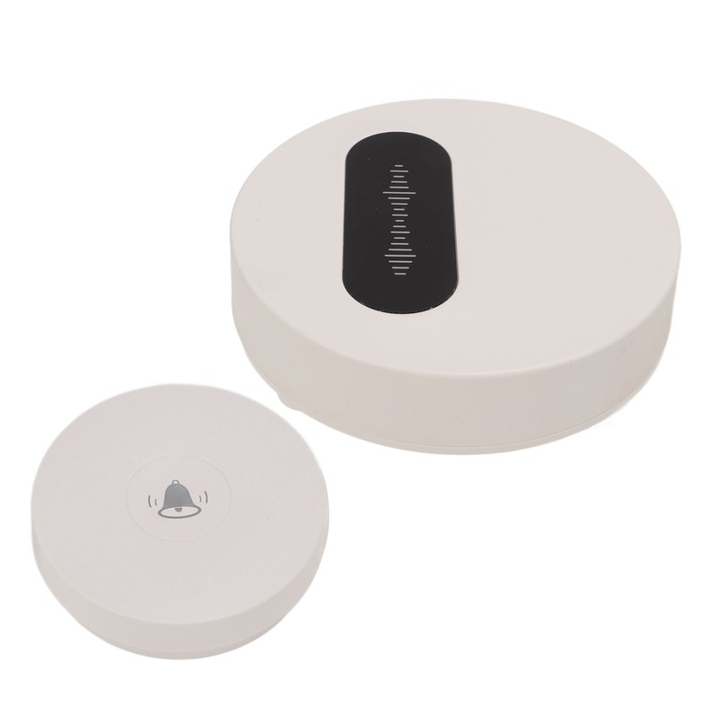 Wireless Doorbell Self Generating 1 Receiver 2 Push Button Battery