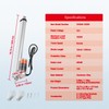 Happybuy 12V Linear Actuator, 12 Inch High Load 330lbs/1500N Linear