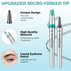 Waterproof Eyebrow Pencil, Microblading Eyebrow Pen for Long Lasting Makeup,