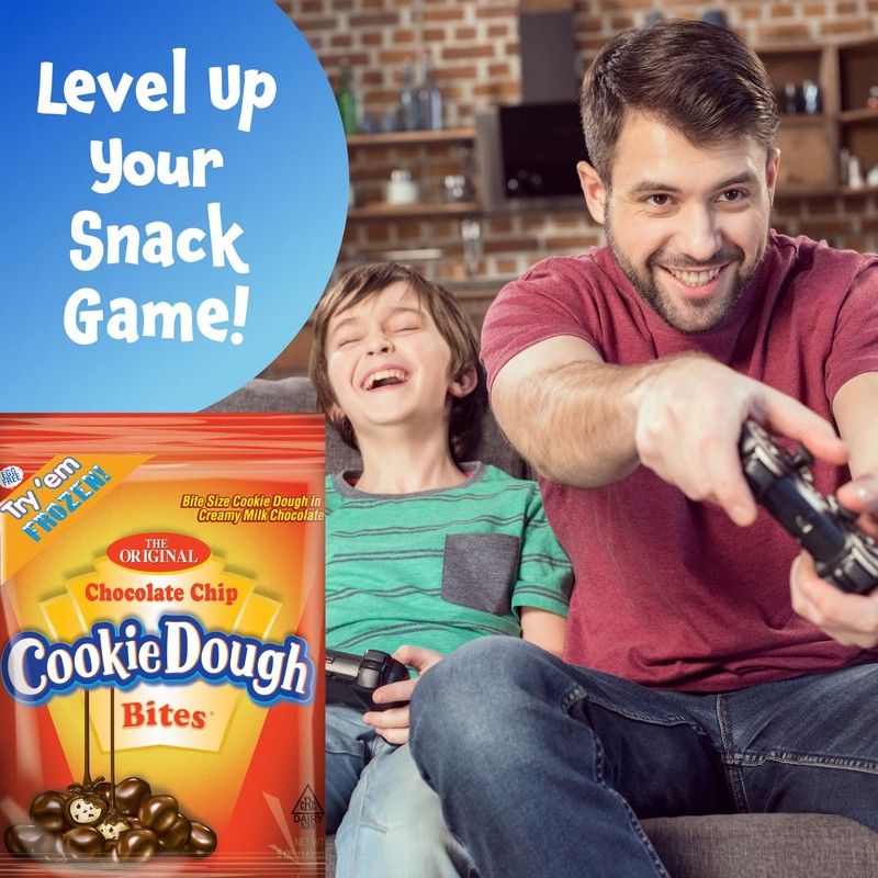 Cookie Dough Bites, Chocolate Chip, 3.1 Ounce (Pack of 12)