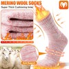 EBMORE Merino Wool Thermal Warm Socks for Women Men Thick