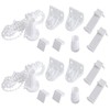 GisWell Set of 2 Brackets for Roller Blind, 17 mm