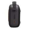 Bocina JBL Go 4 JBLGO4 portátil con bluetooth waterproof negra