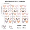 Heart Wall Stickers for Girls Room Cute Love Heart Wall