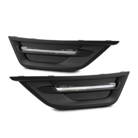 AKKON - Fits 2013-2019 Ford Taurus LED DRL Bumper Driving Fog Lights Pair Left+Right w/Wire Harness Bracket Screws