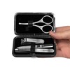 Kershaw Men's Stainless Steel Manicure Set, 4-Piece with Case (KMCURE),