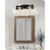 GOEBLESON 4-Light Bathroom Light Fixture, Farmhouse Vanity Lights for Bathroom