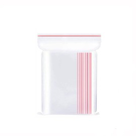 100 Pieces Clear Seal Bags Resealable Handle Bags Reusable Plastic Classification Bags Storage Jewelry Seeds Screws - 13x19cm