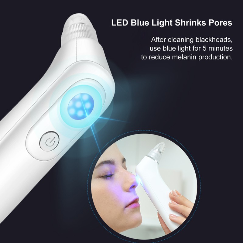 KD802 Blackhead Remover Pore Vacuum Pimple Extractor Acne Removal Kit