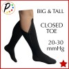 Presadee Presadee BIG TALL Original Closed Toe 20-30 mmHg Zipper