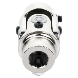 HbasdLH 3/4-36 Spline 3/4 Dd U-Joint for VW,for Ford,for Chevy Steering Shaft Coupler (Chrome,4Cr Alloy Steel)