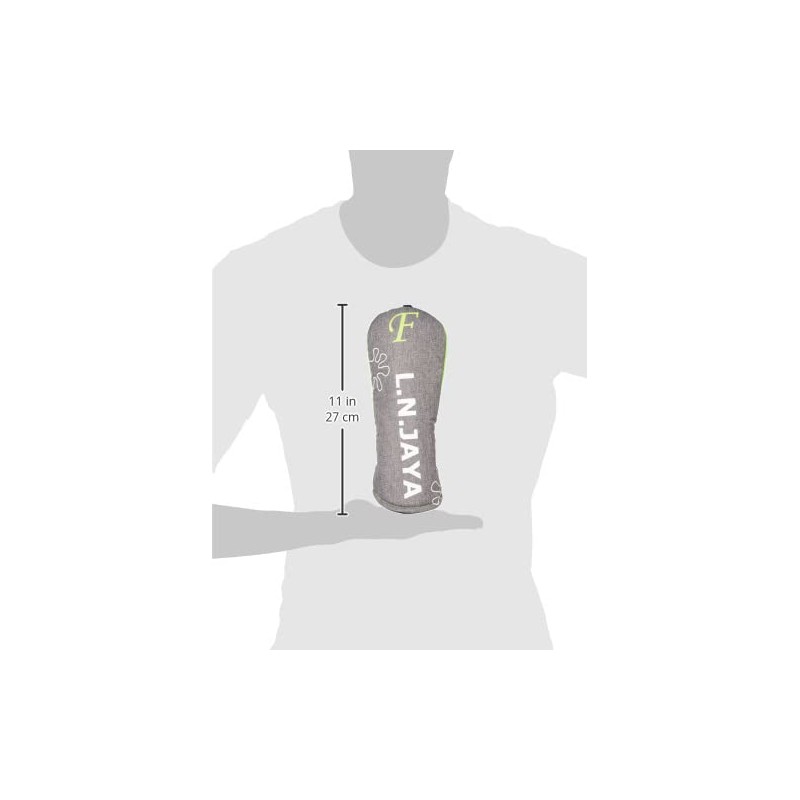 LEZACS L.N.JAYA Fairway Wood Headcover Gray LNHC-0421