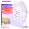XKDOUS Important Document Organizer Folio Folders with 9 Pockets 3