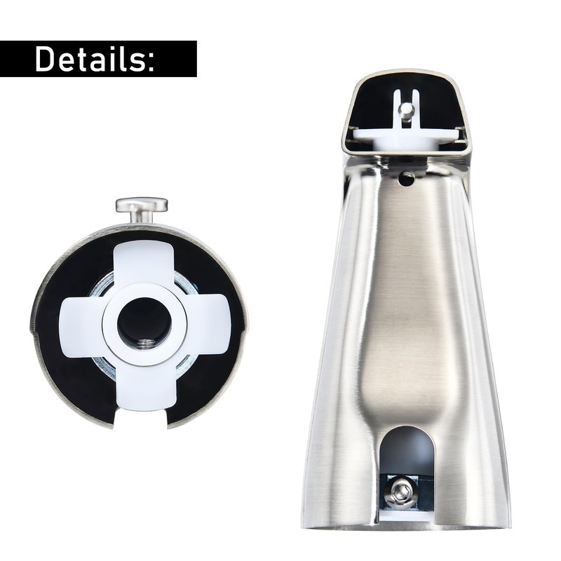 Tub Spout with Integrated Diverter for 1/2 inch Copper Tube