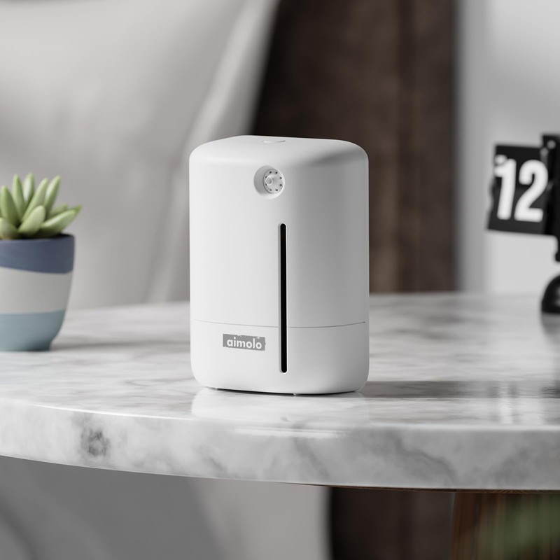 AIMOLO Waterless Essential Oil Diffuser, WiFi App Control, Quiet Scent