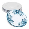 Lashuma Set of 4 Dinner Plates Blue Flowers Gentian Dinner