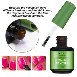 3 Stück Magic Nagellackentferner Für Gelnägel, Gel Remover Nägel, Gelnägel Shellac Entferner Remover, Schnell Und Einfach Orofessionell Entfernen Gel Nagellack, Schadet Dem Nagel Nicht