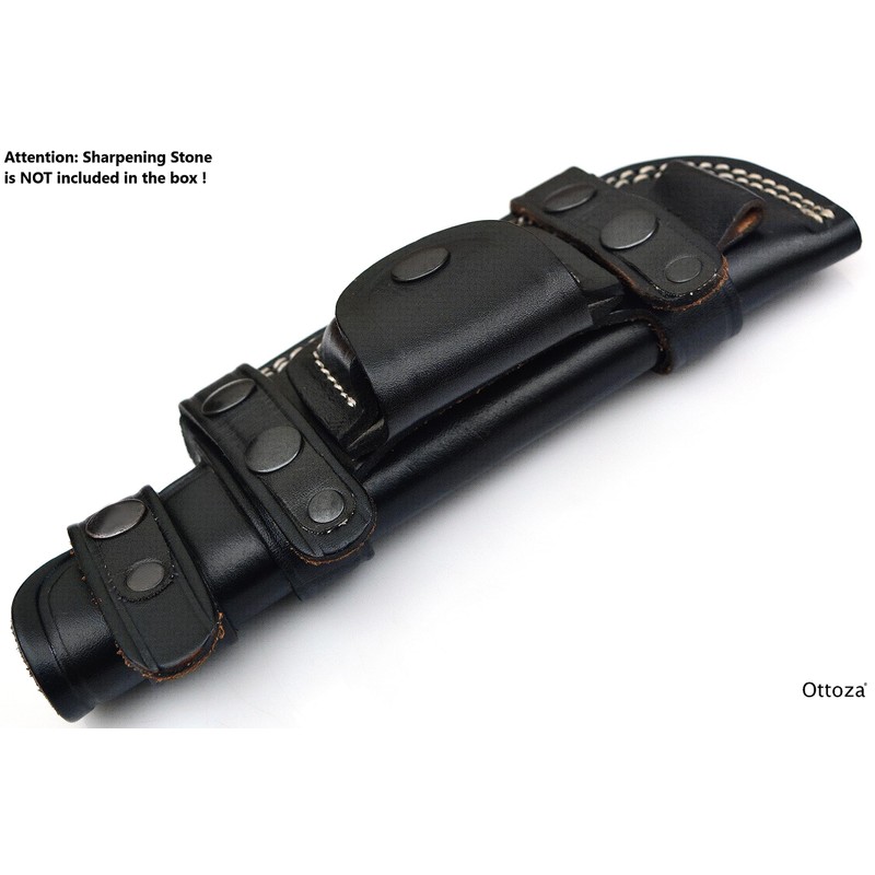 Ottoza TOP Grain Leather Knife Sheaths for Fixed Blade Knives,