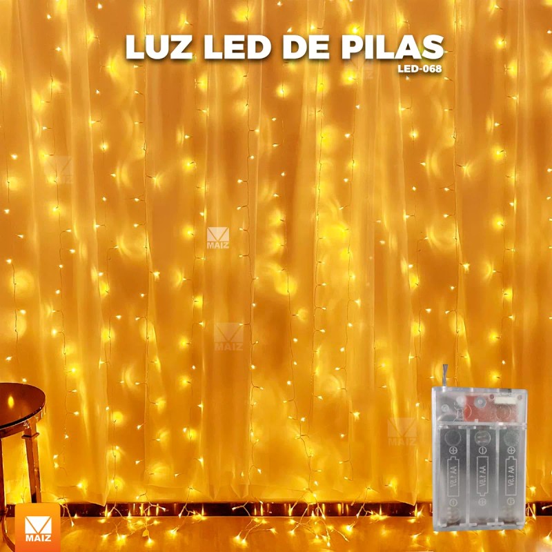 Maíz Serie Foco Luces Led Navideñas Decorativa Fiesta 3 Metros