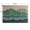 laddawan Extra Large Macrame Wall Hanging Dip-Dyed Tapestry Modern Wooden