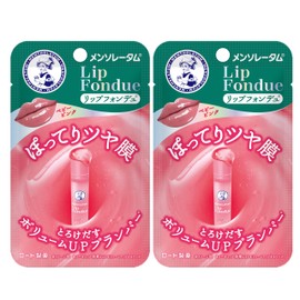 Mentholatum Lip Fondue Baby Pink x 2 Pieces (Fujon Floral Scent)