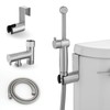 Greenspring Brushed Nickel Handheld Bidet Sprayer Attachment for Toilet Adjustable