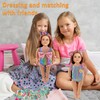 13-Piece 18" Doll Clothes Set - 8 Mermaid Dresses &