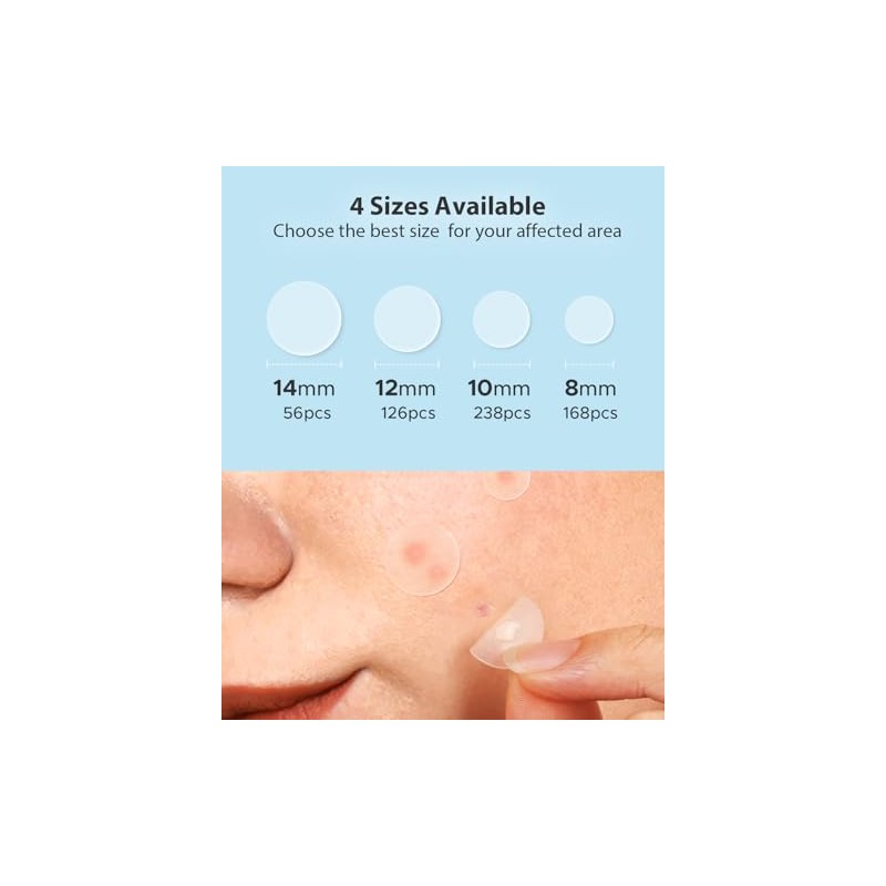 LitBear Acne Pimple Patches - Day and Night for Effective