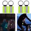ZWxqysp 12 Piece Double-Sided Reflective Safety Keychains, High-Visibility Gear for