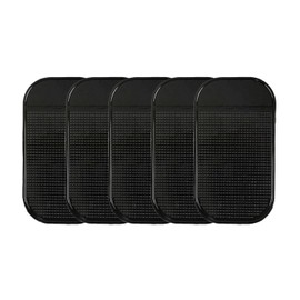 5 Stück Armaturenbrettmatte aus Silikon, rutschfeste Auto-Armaturenbrett-Matten, Selbstklebende Auto-Armaturenbrett-Matten, zum Halten von Handy, Schlüssel, Sonnenbrille,