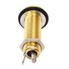 1/4 Inch 6.35 mm Brass Mono Guitar Bass Barrel Jack