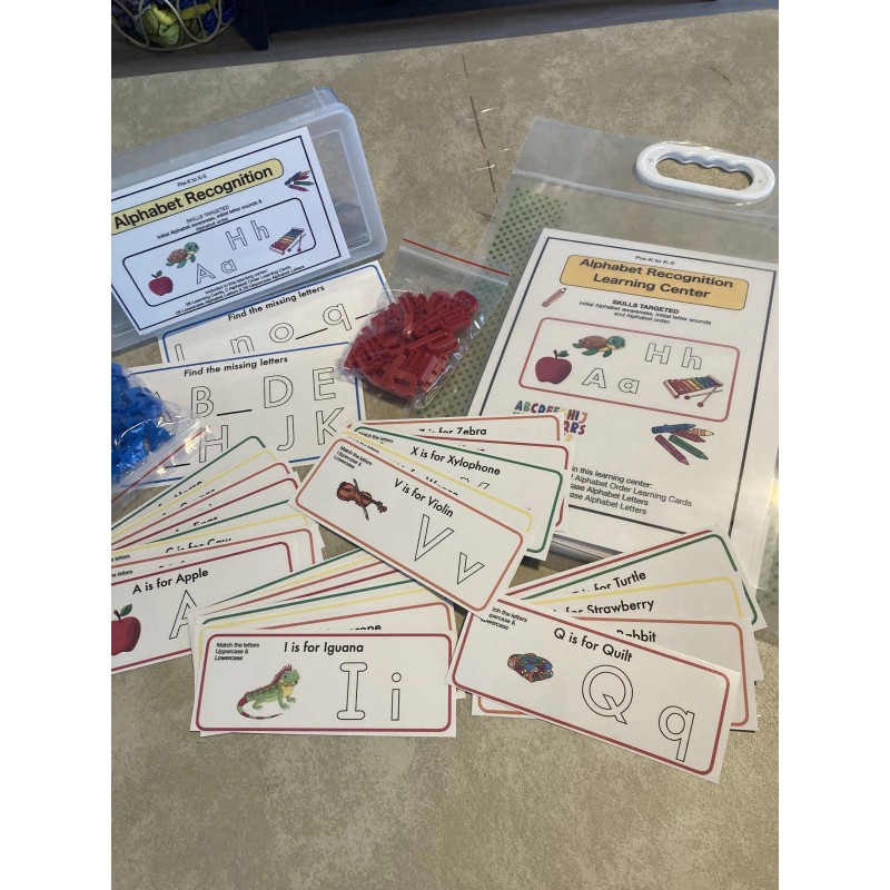 Alphabet Recognition Learning Set - PreK - K-5 w/ Lakeshore