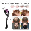 8pzs Dermaroller Facial Para Barba Titanio Produce Colágeno