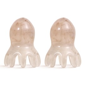 Alrhso 2Pcs Octopus Head Massager Comb Scalp Massager Tool Manual Scalp Massagers Comb Head Massage Tools for Deep Relaxation, Manual Acupressure Tool with 8 Legs