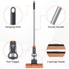 Sponge Mops for Floor Cleaning with 2 Cellulose Mop Head
