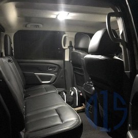 D15 Lighting 14 x White LED Interior Light Bulbs for 2016-2019 2020 2021 2022 Nissan Titan XD