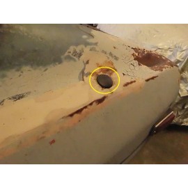 Nissan Antenna Delete Rubber Hole Plug 1" Uni Datsun Toyota Chevy Ford VW Honda 807