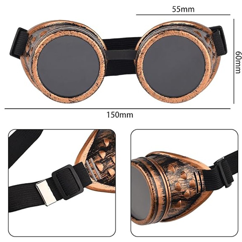 Vintage Victorian Steampunk Goggles Unisex Vintage Style Steampunk Gothic Style